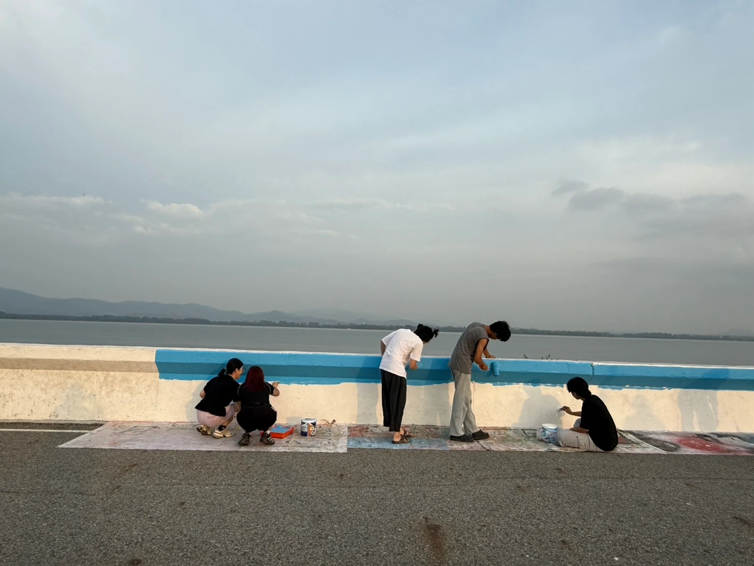 Bang Phra Reservoir wall painting by PhanatchaNuch 2