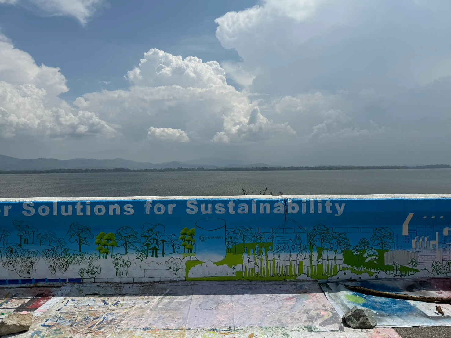 Bang Phra Reservoir wall painting by PhanatchaNuch 3