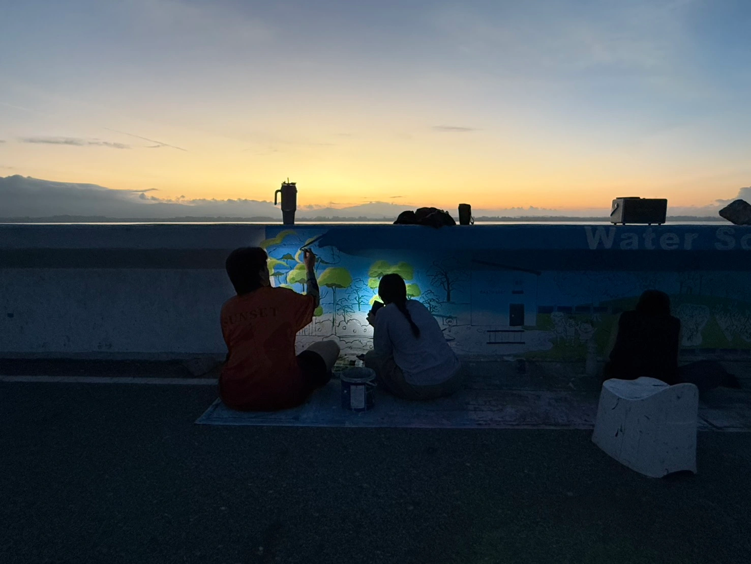 Bang Phra Reservoir wall painting by PhanatchaNuch 7