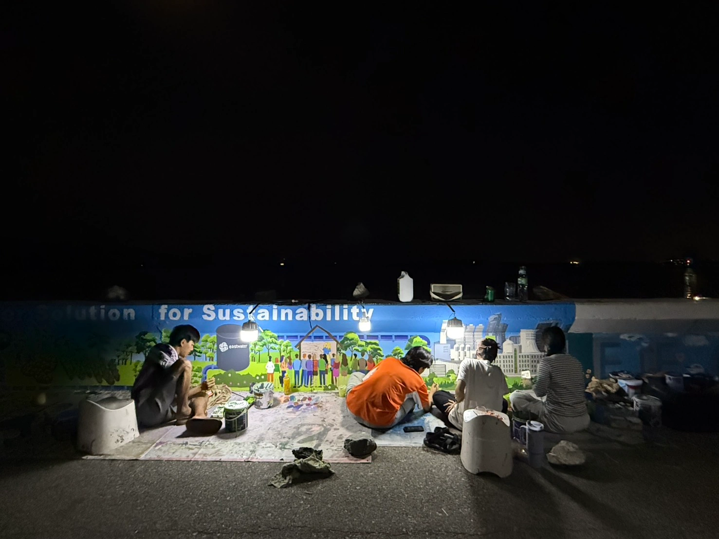 Bang Phra Reservoir wall painting by PhanatchaNuch 15